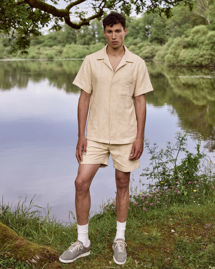 Hemd Paiolive Woven Ecru von Faguo - Zweiblatt 