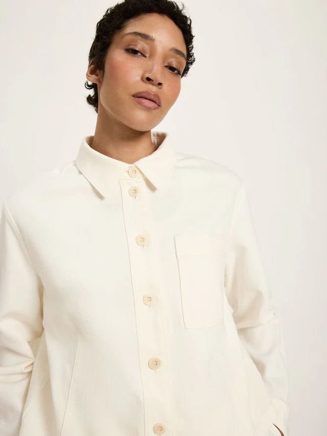 Hemdjacke GOTS White von Lanius 1