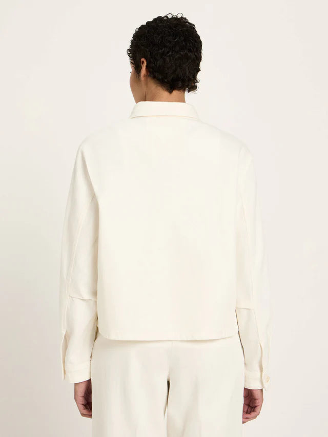 Hemdjacke GOTS White von Lanius 3