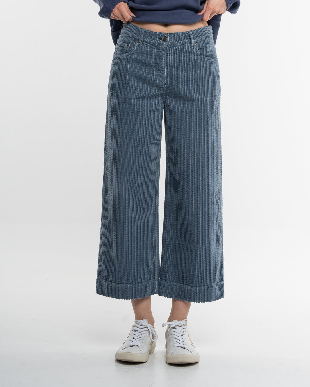 Hose Cablecord Culotte Dusty Blue von Alma & Lovis 3
