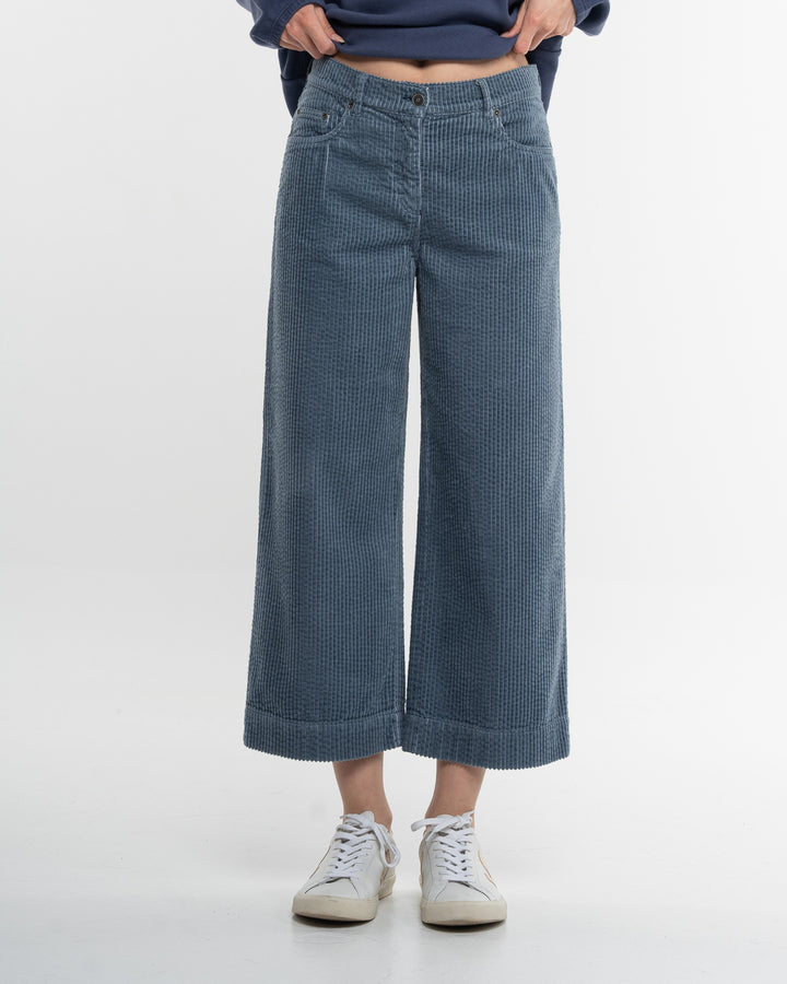 Hose Cablecord Culotte Dusty Blue von Alma & Lovis 3