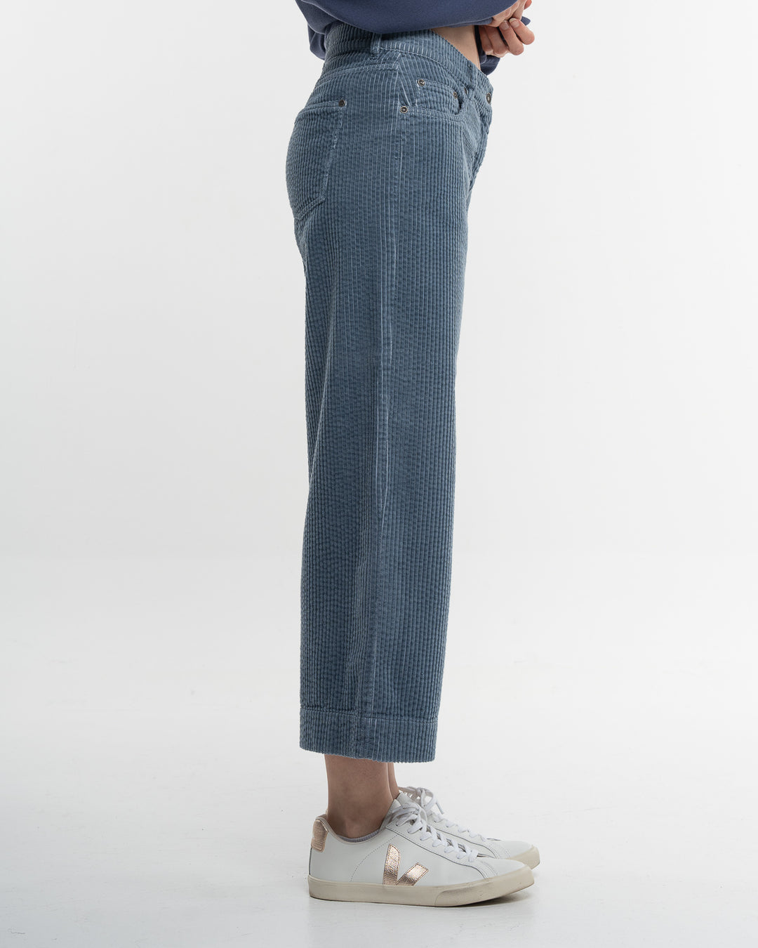 Hose Cablecord Culotte Dusty Blue von Alma & Lovis 4