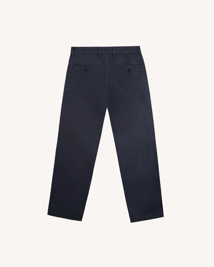Hose Chino Brix Regular Woven Navy von Faguo - Zweiblatt 2