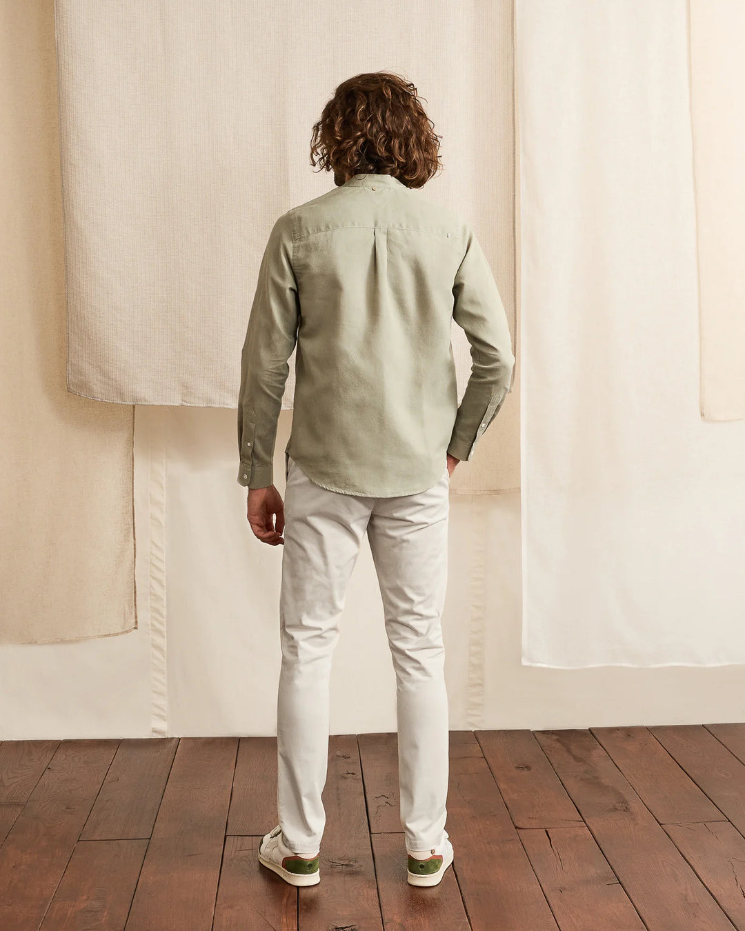 Hose Chino Brix Woven Ecru von Faguo - Zweiblatt 5