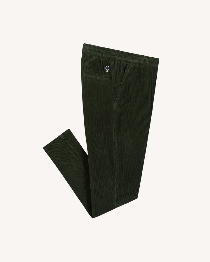 Hose Dreuille Woven Green von Faguo 2