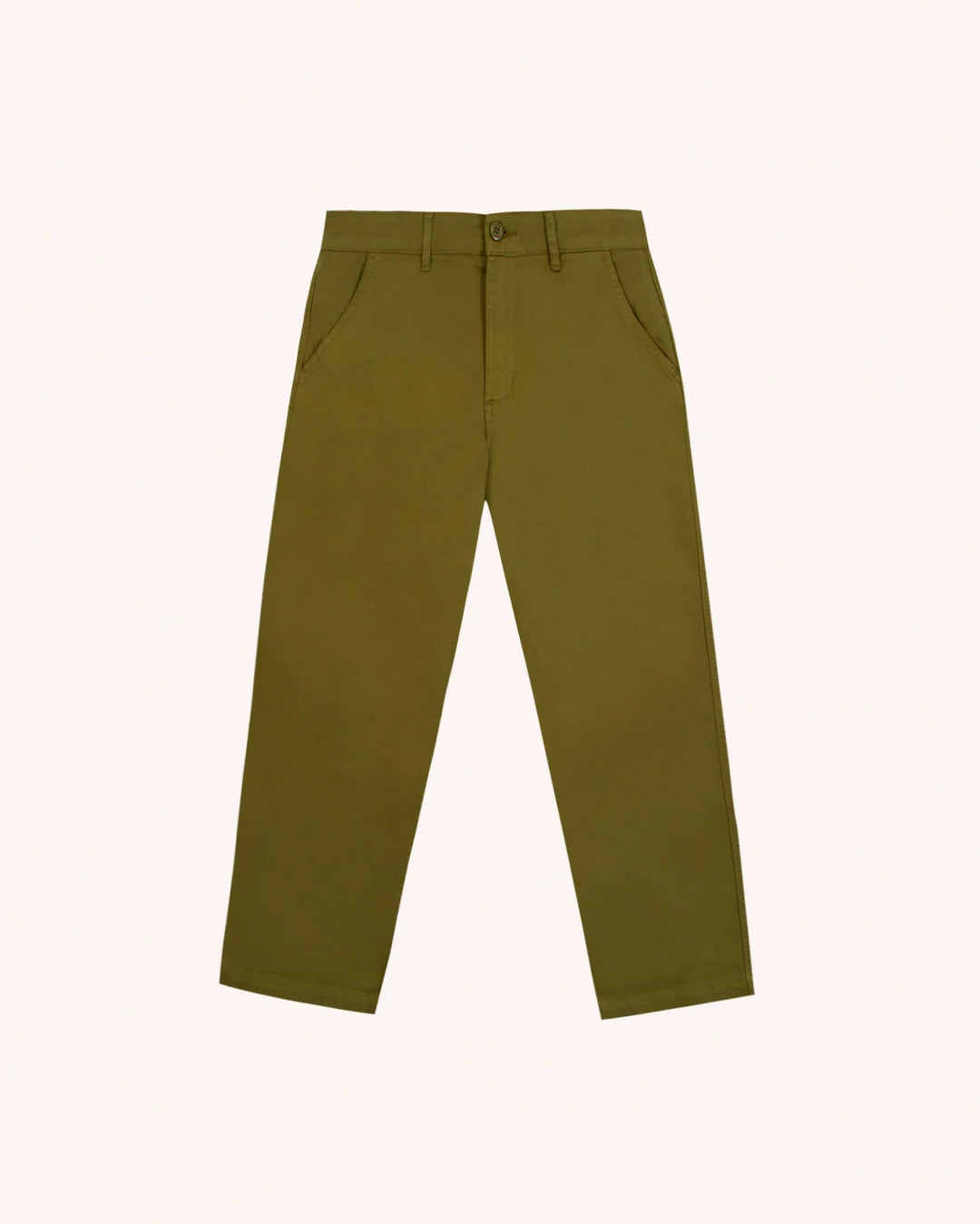 Hose Chino Brix Regular Woven Kaki von Faguo - Zweiblatt 2