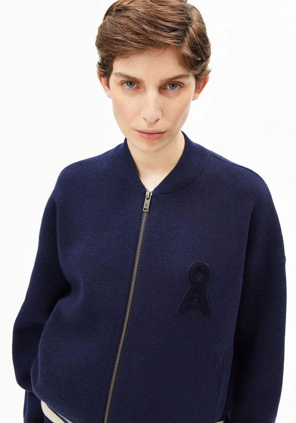 Jacke ICONIC A BOMBER JACKET Tinted Navy-Oatmilk von Armedangels 2