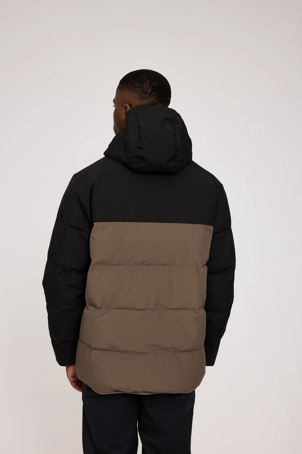 Jacke Puffer Jacket Black/Olive Brown von Mazine 2