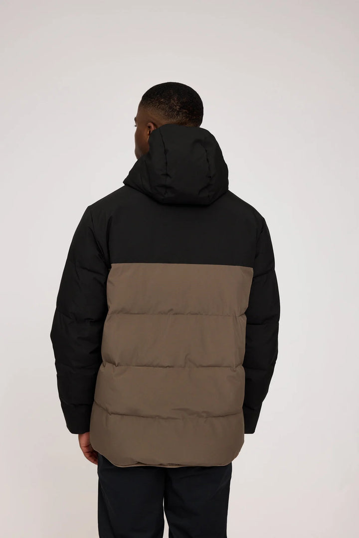 Jacke Puffer Jacket Black/Olive Brown von Mazine 2