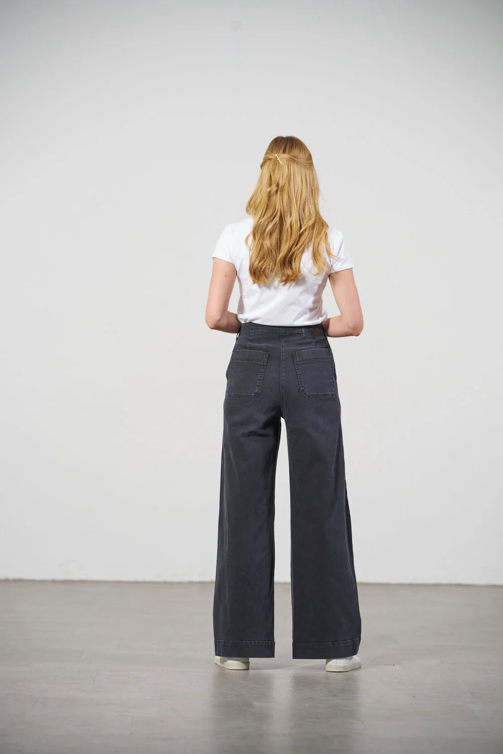 Jeans FV:FR Wide Leg Hyperflex Ravenblack von Feuervogl 3