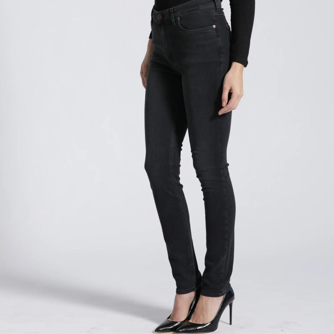 Jeans HAN:NA Skinny High Waist Raven Black von Feuervogl 8