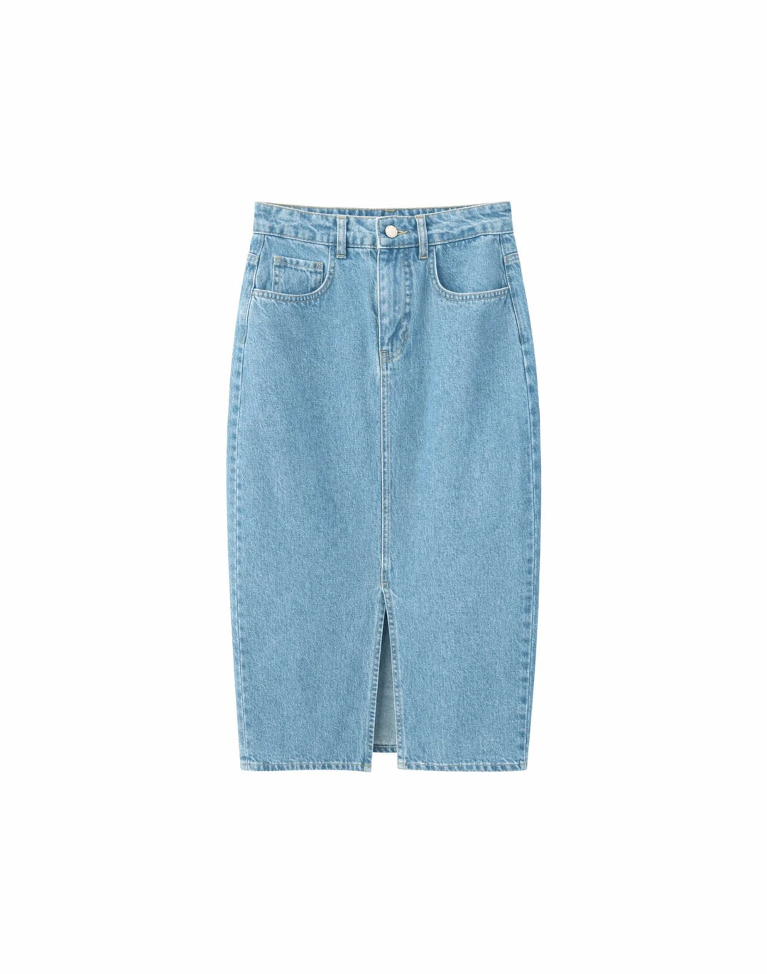 Jeansrock Denim Maxi Skirt Light Blue Wash von Mazine - Zweiblatt 6