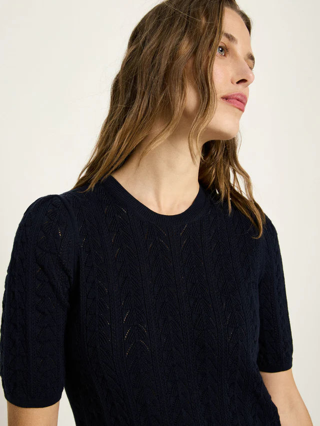 Kurzarmpullover GOTS Midnight von Lanius 2