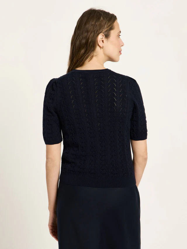 Kurzarmpullover GOTS Midnight von Lanius 3