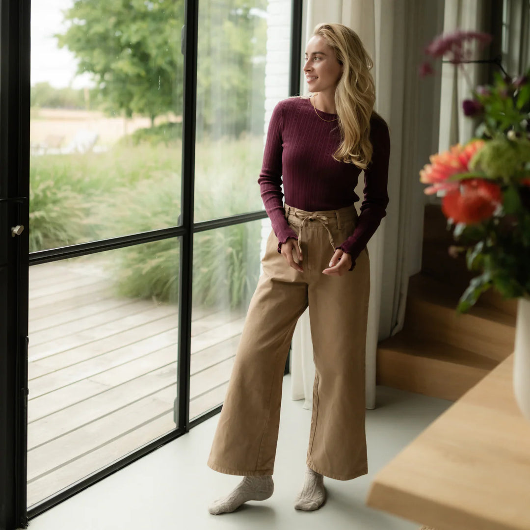 Langarmshirt Maja Cherry