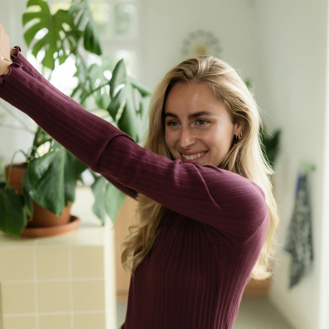 Langarmshirt Maja Cherry