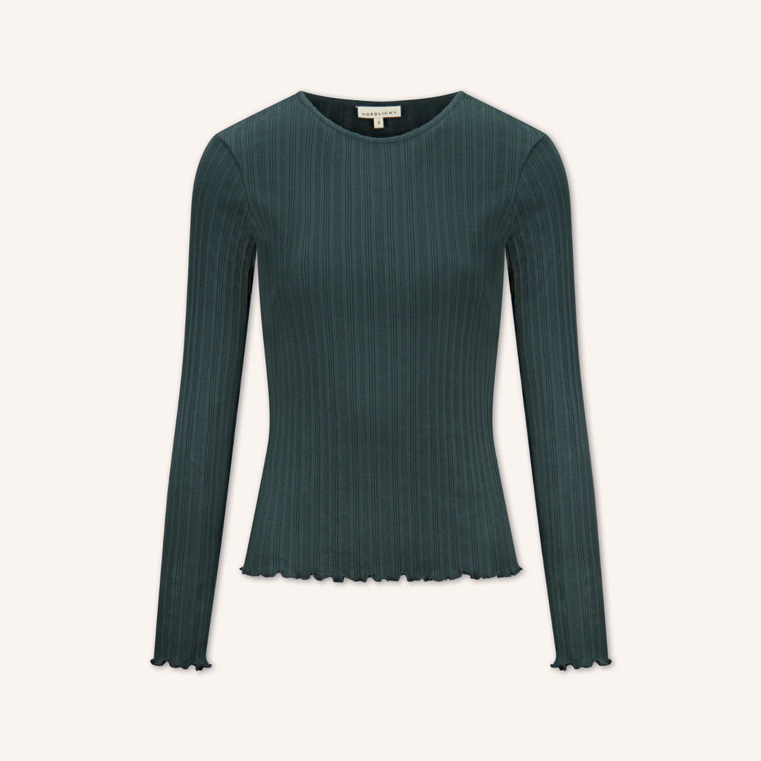 Langarmshirt Maja Dunkelgrün von Nordlicht 2