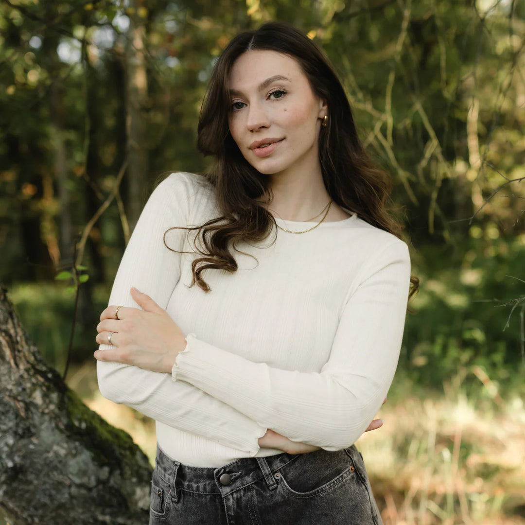 Langarmshirt Maja Natur von Nordlicht 