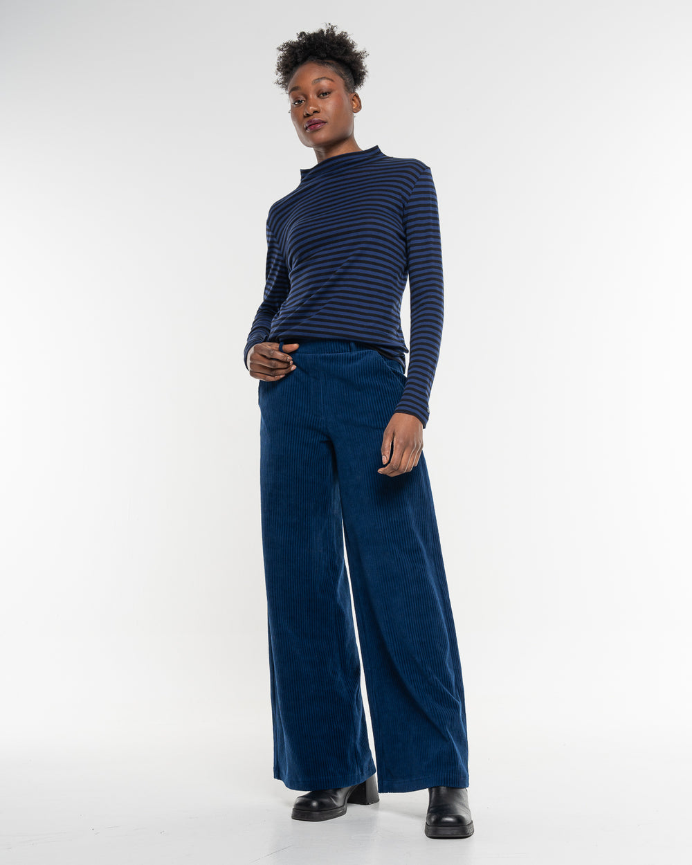 Langarmshirt Ringel Turtleneck Twilight von Alma & Lovis 2