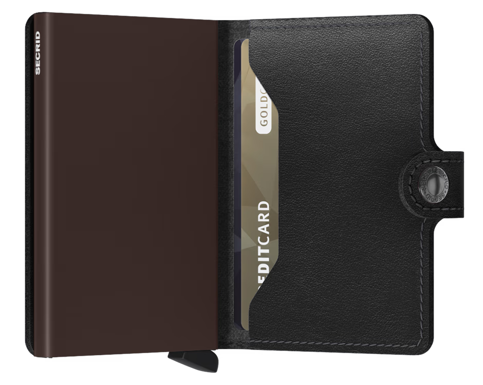 Miniwallet Original Black & Brown von Secrid 4