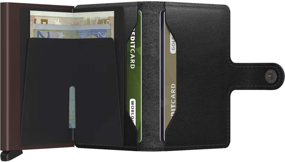 Miniwallet Original Black & Brown von Secrid 5