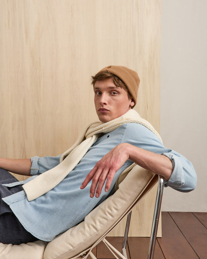 Mütze Beanie Knit Camel von Faguo 4