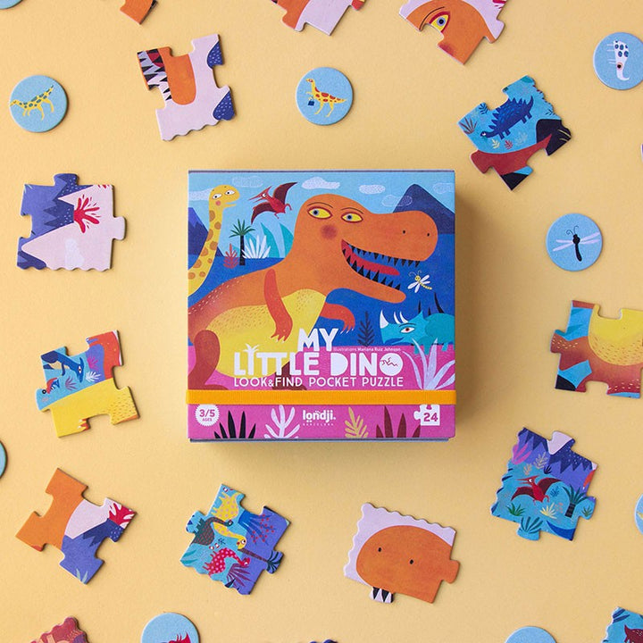 My little dino pocket puzzle von londji 2