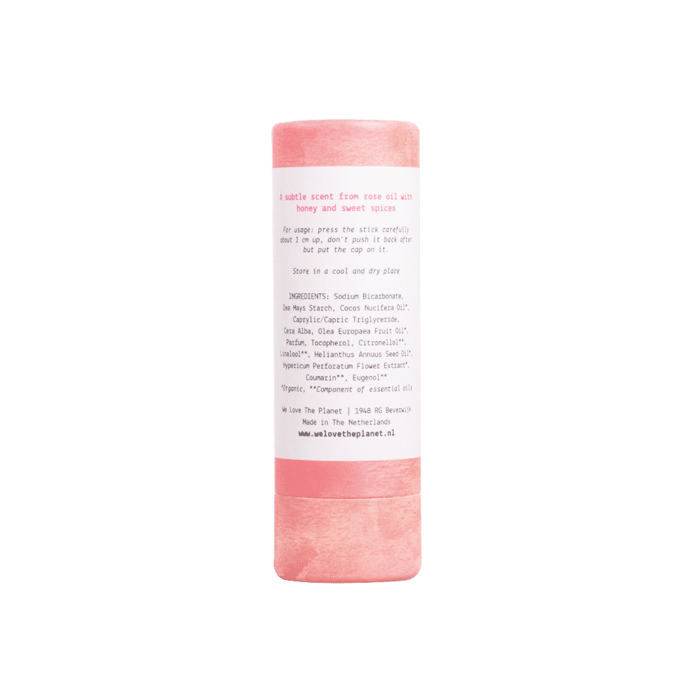 Natürlicher Deostick Sweet Serenity von We Love The Planet Rückseite