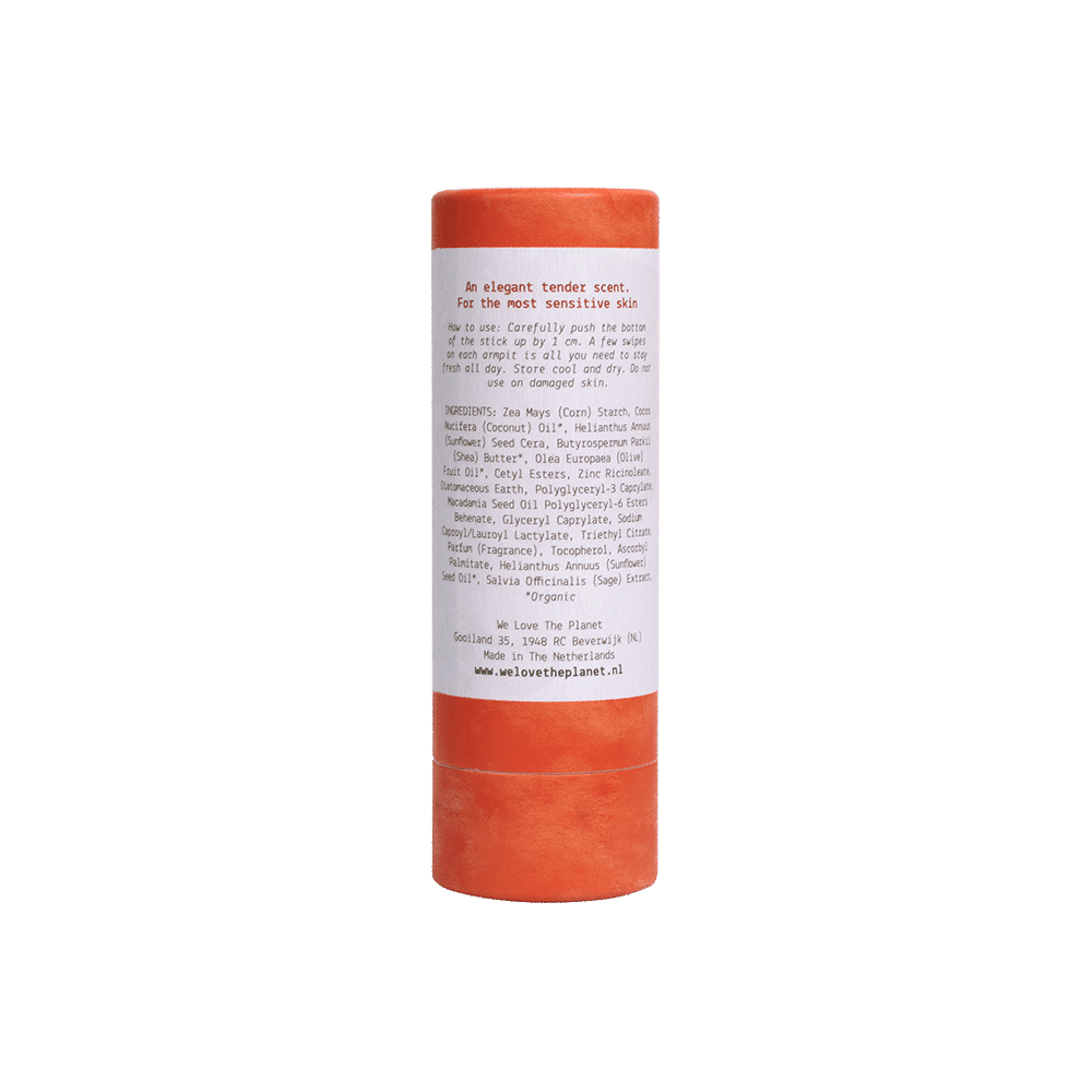 Natürlicher Deostick Sweet & Soft von We Love The Planet Rückseite