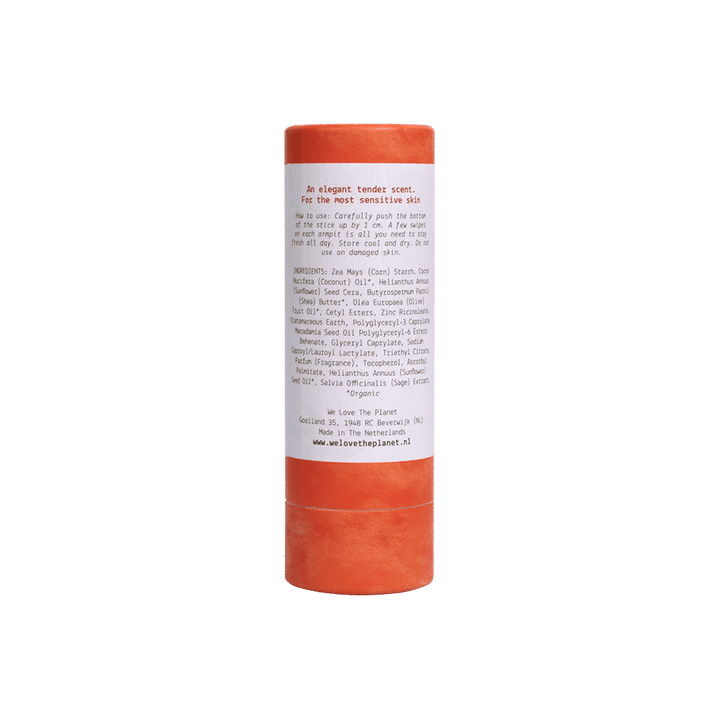 Natürlicher Deostick Sweet & Soft von We Love The Planet Rückseite
