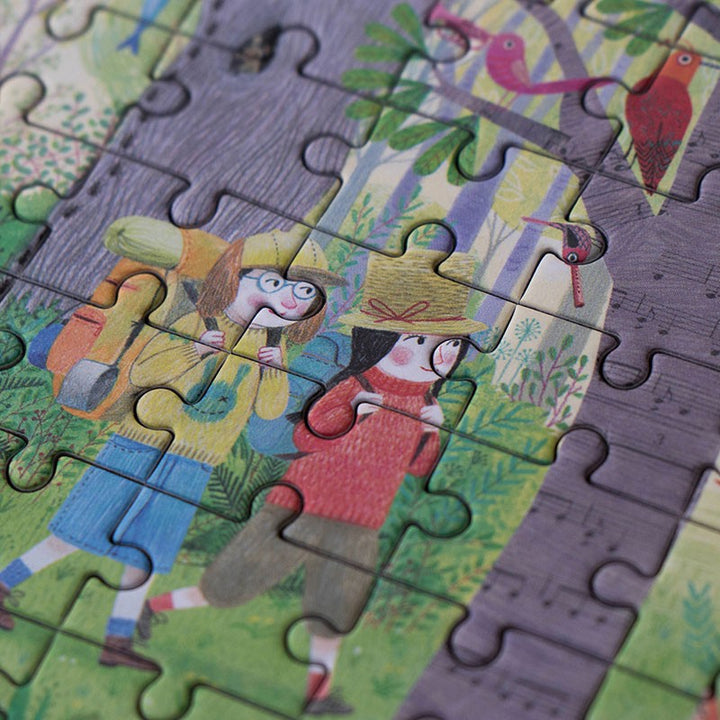 Night and day in the forest pocket puzzle von Londji 3
