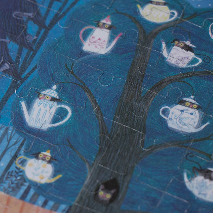 Night and day in the forest pocket puzzle von Londji 5