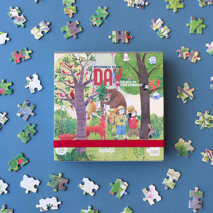 Night and day in the forest pocket puzzle von Londji 9
