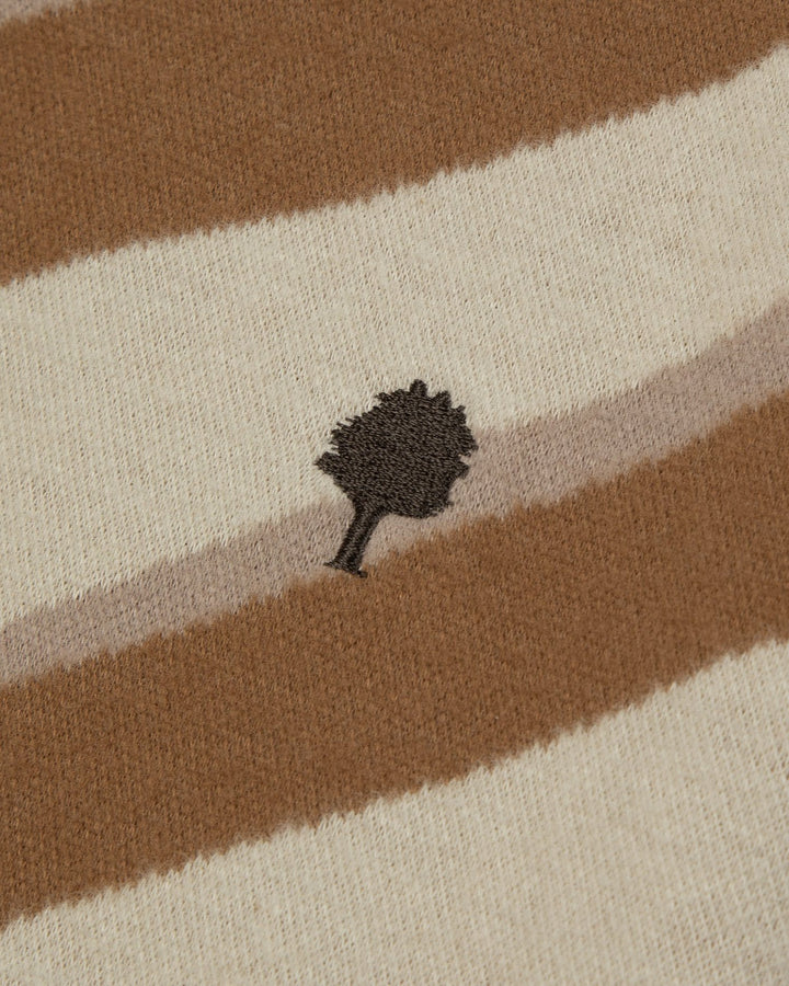 Pullover Bussy Beige-Camel mit Jacquardmuster von Faguo 4