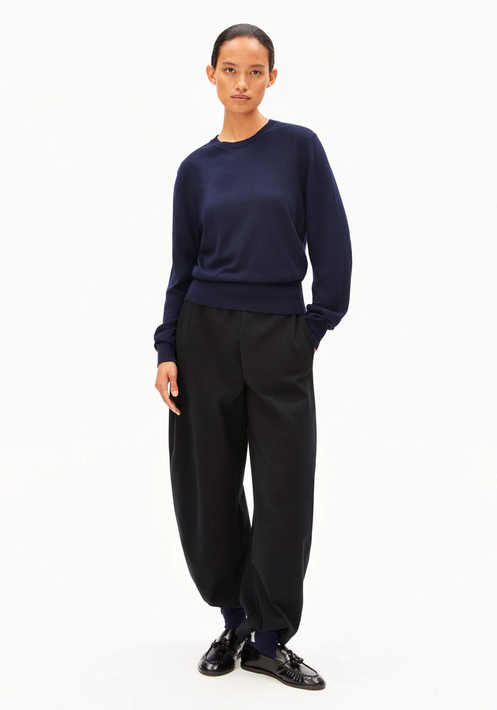 Pullover FINE KNIT SWEATER Tinted Navy von Armedangels 4