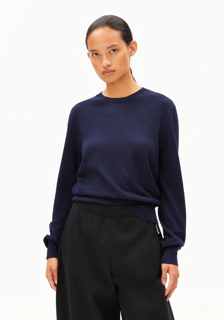 Pullover FINE KNIT SWEATER Tinted Navy von Armedangels