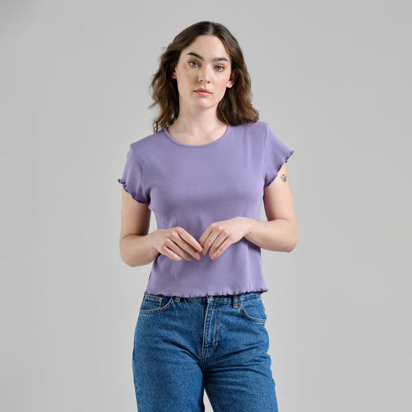 Rib Top Ven Haze Purple von Dedicated
