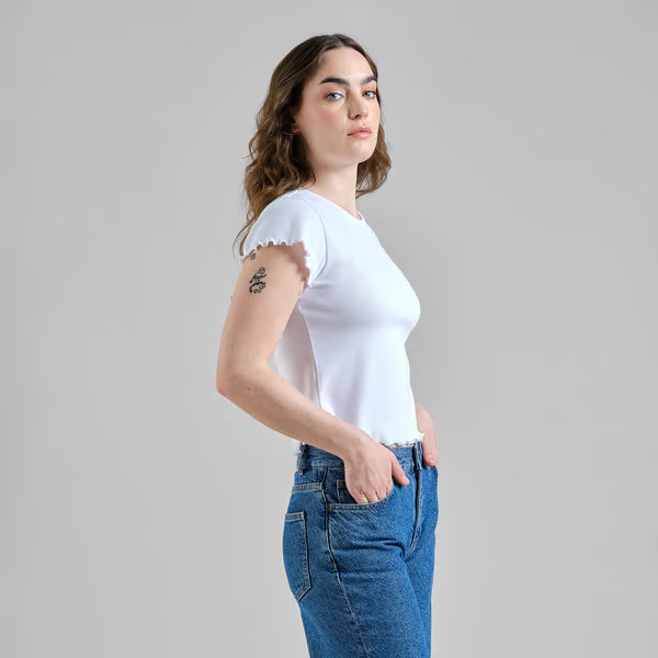 Rib Top Ven White von Dedicated 1