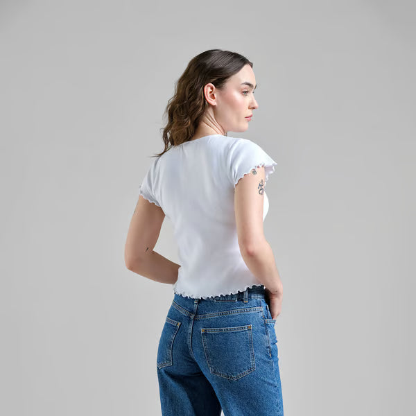 Rib Top Ven White von Dedicated 2