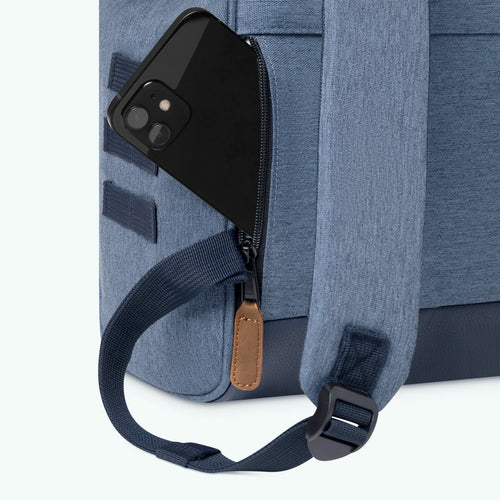 Rucksack Adventurer Medium Paris Blue Melanged von Cabaia 4