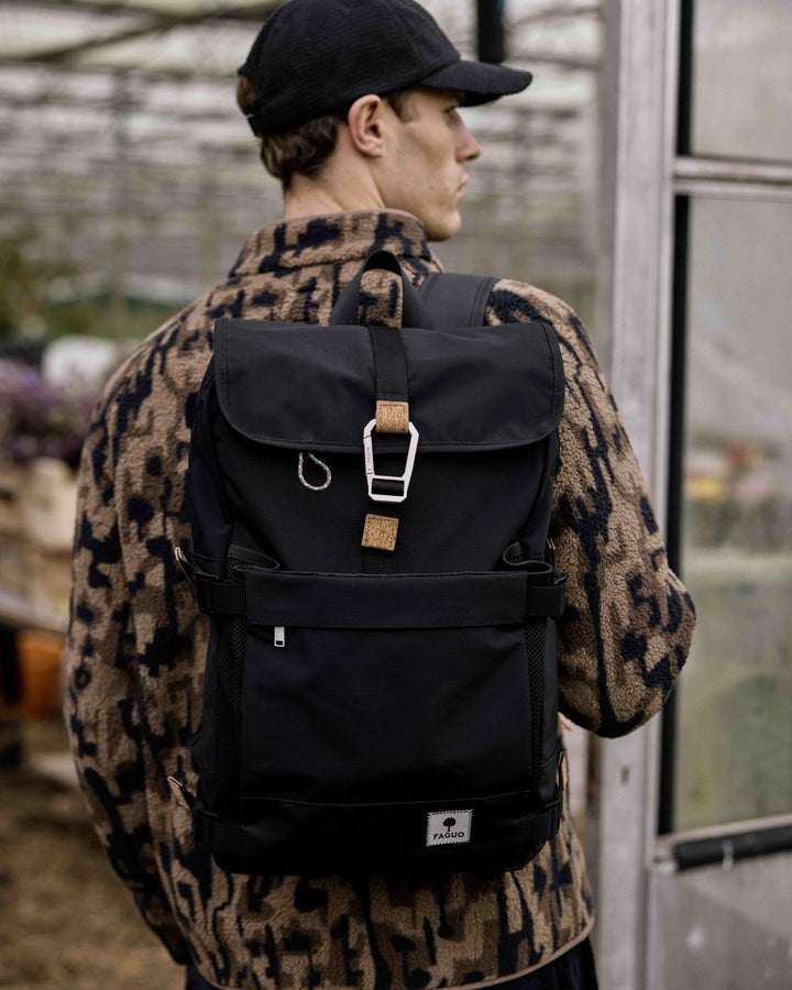 Rucksack Commuter 2.0 Woven Black von Faguo