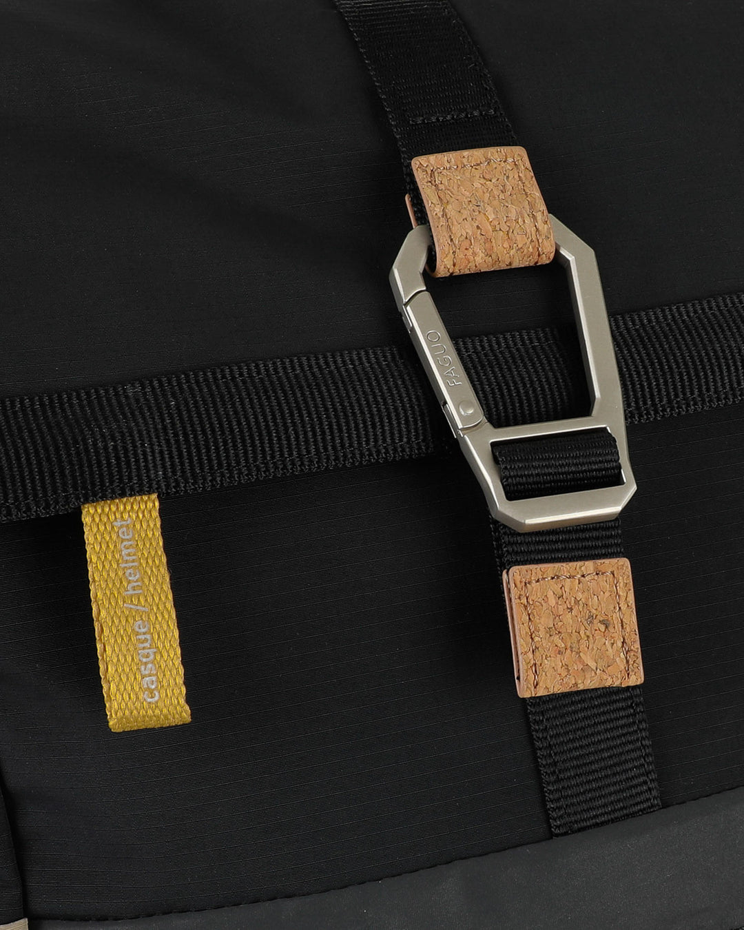 Rucksack Cycling Medium Woven Black von Faguo 2