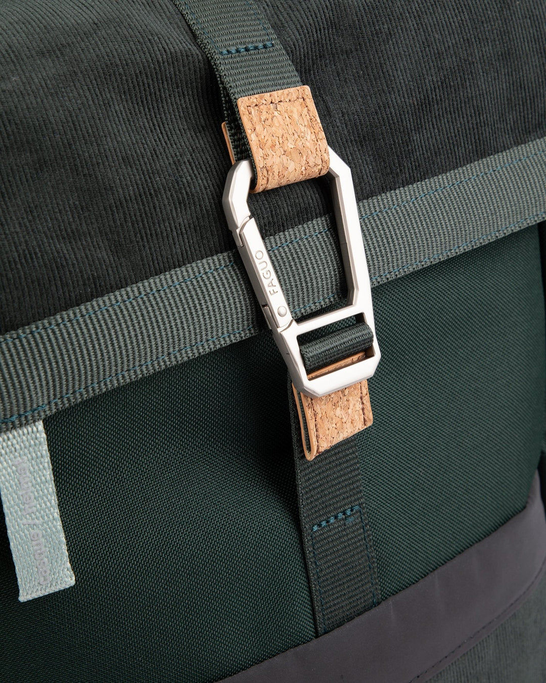 Rucksack Cycling Medium Woven Green von Faguo – Ansicht 7