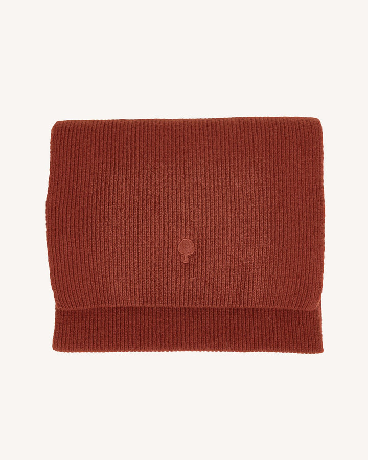 Schal Knit Scarf Red Brick von Faguo 2