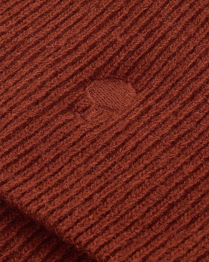 Schal Knit Scarf Red Brick von Faguo 3