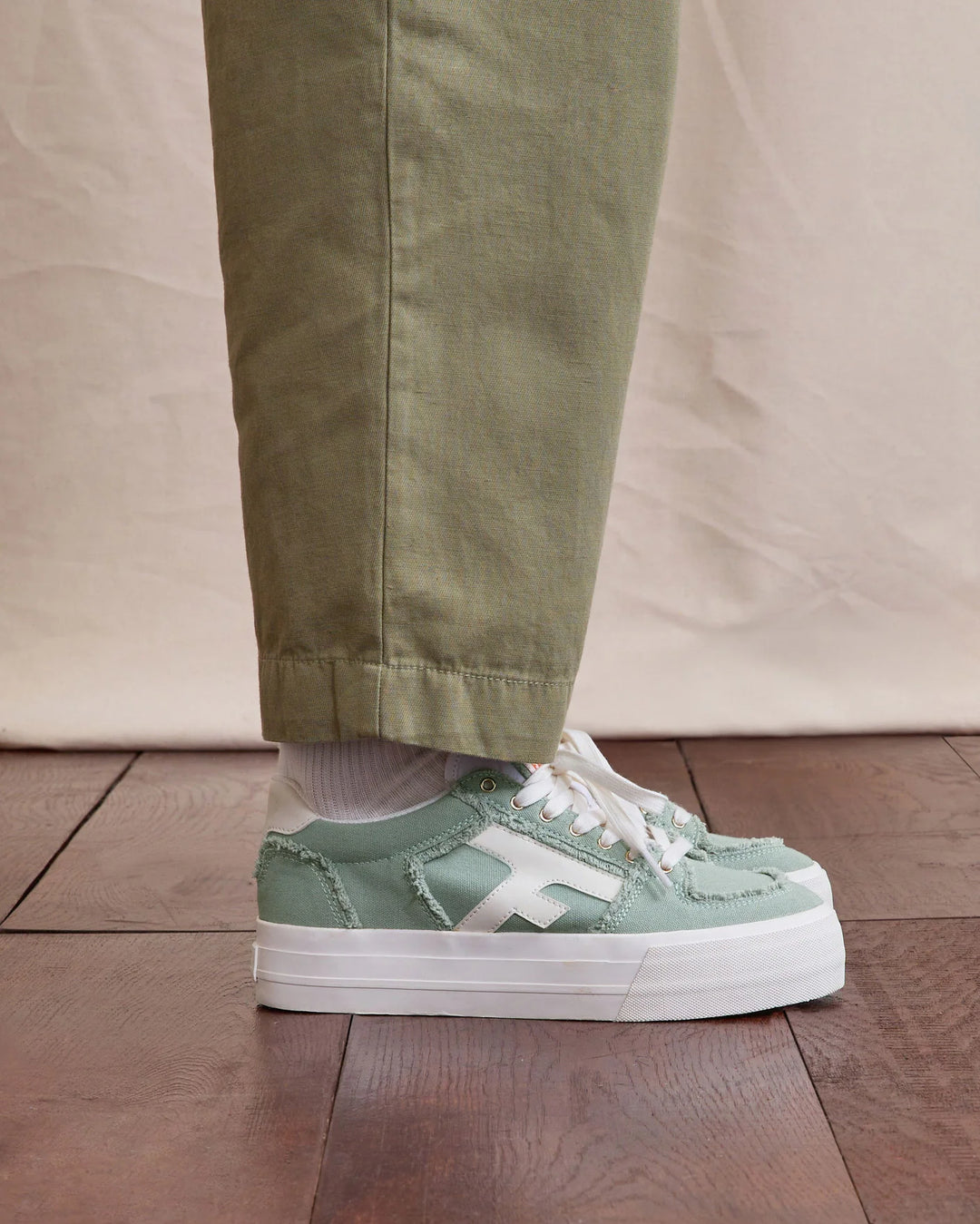 Schuhe Walnut Platform Woven von Faguo - Zweiblatt 3