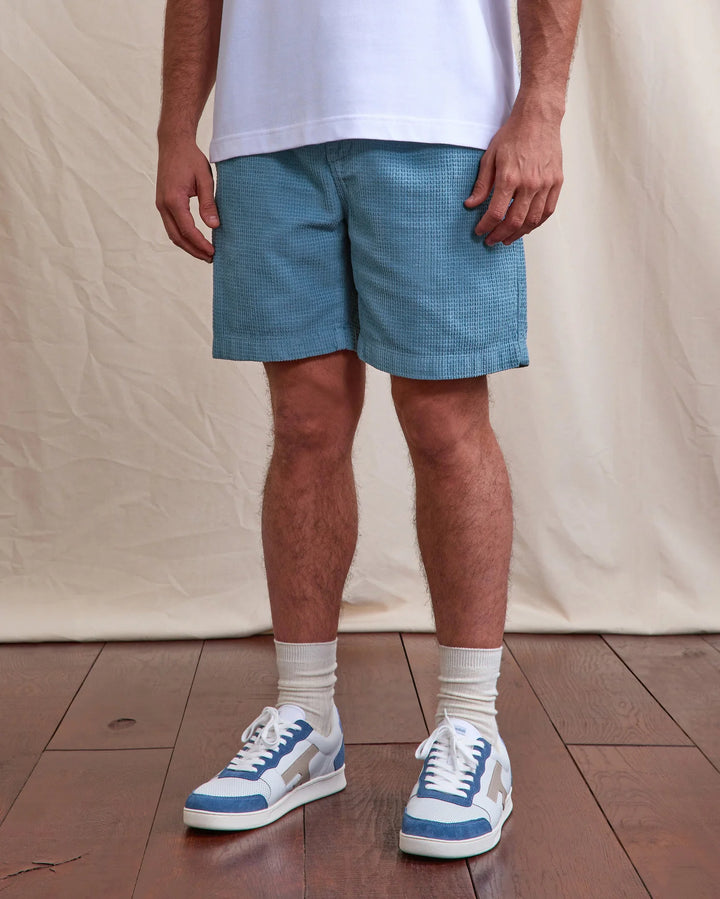 Shorts Chevre Woven Blue von Faguo - Zweiblatt 