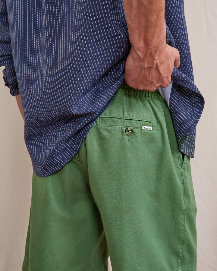 Shorts Chevre Woven Green von Faguo - Zweiblatt 3
