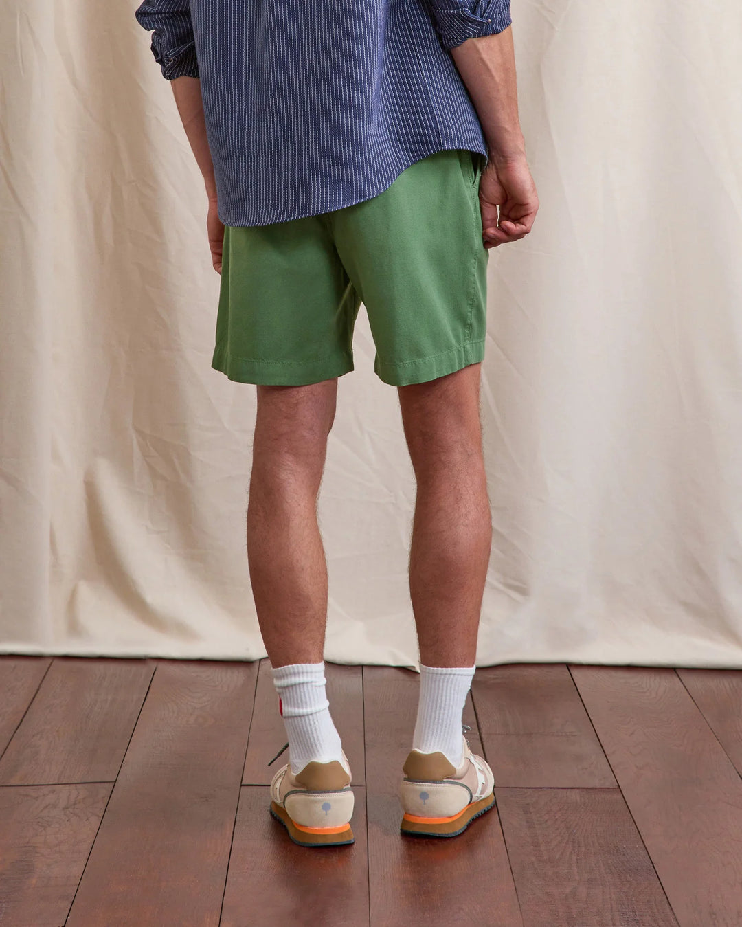 Shorts Chevre Woven Green von Faguo - Zweiblatt 6
