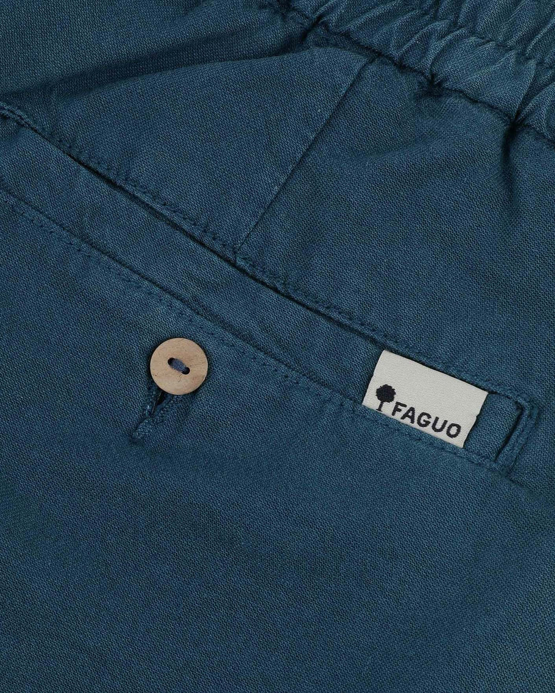 Shorts Chevre Woven Navy von Faguo - Zweiblatt 3